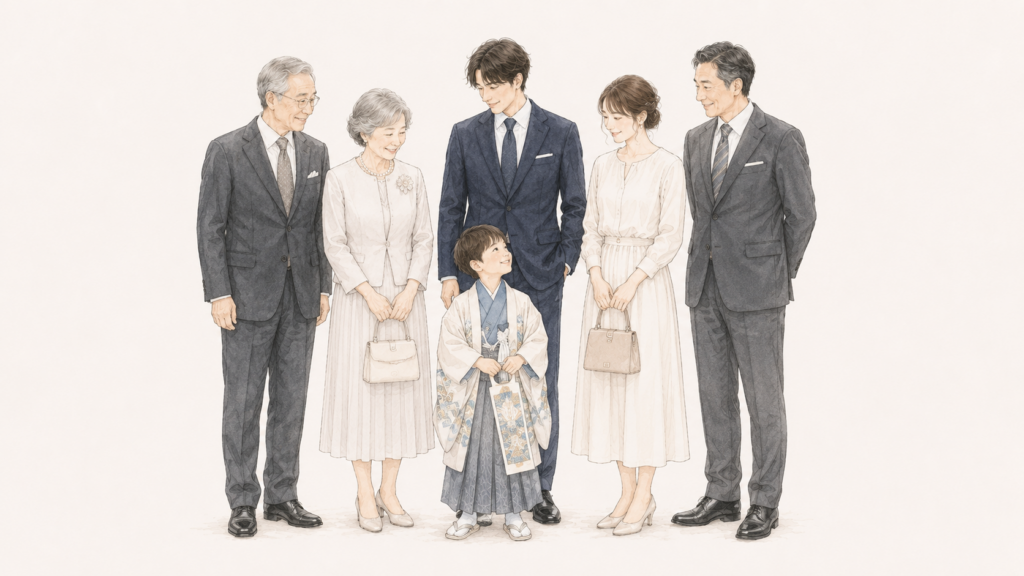 七五三の家族写真はカジュアルでもいい？